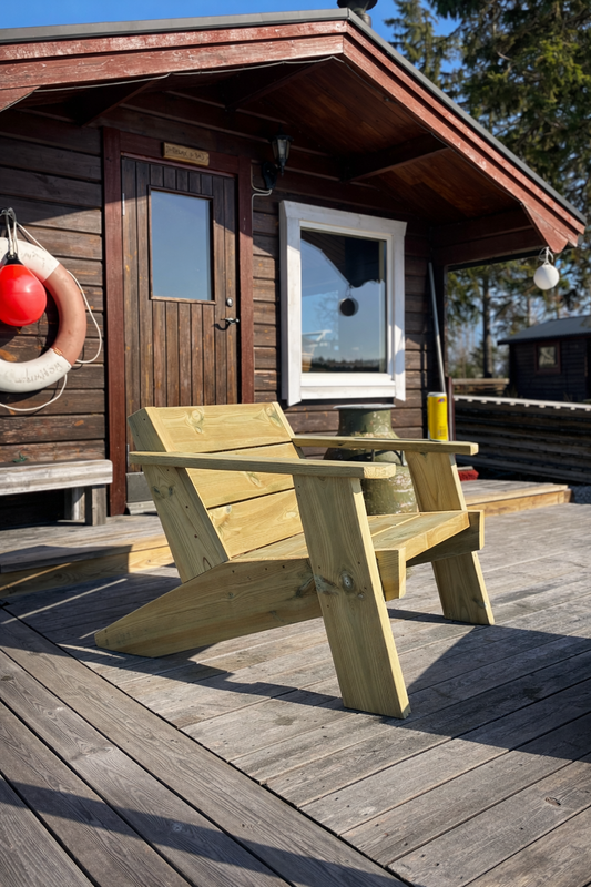 Lowboy - Trädgårdsfåtölj