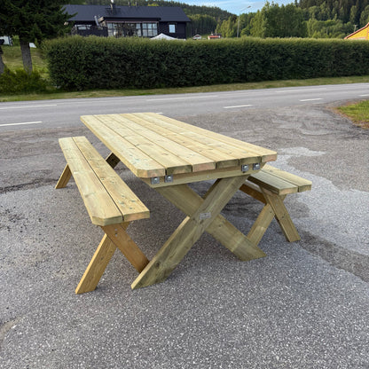 Långbordsgrupp 10 personer - 260 cm